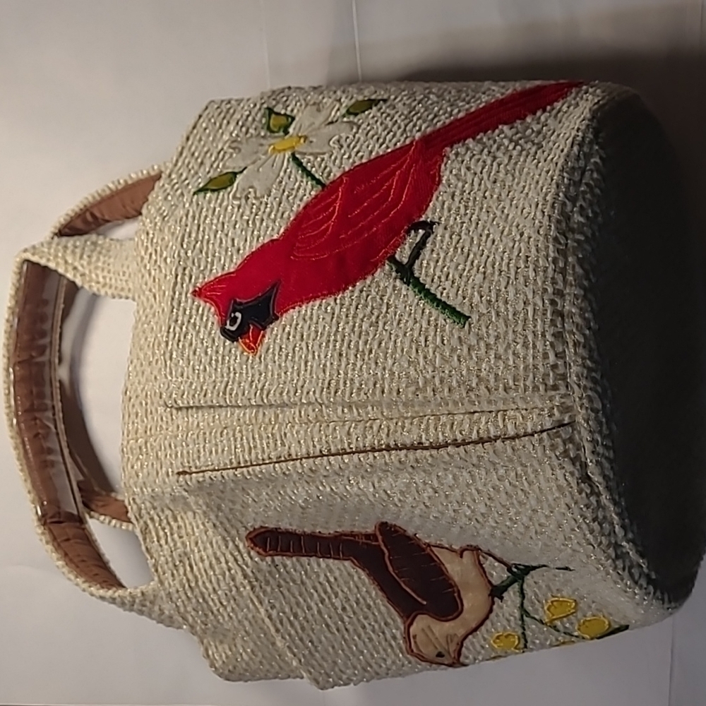 Unique Women's Embroidered Rounded Pocketbook - image 2